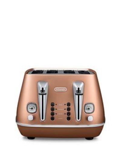 Delonghi Ct14003.Cp Distinta 4-Slice Toaster - Copper